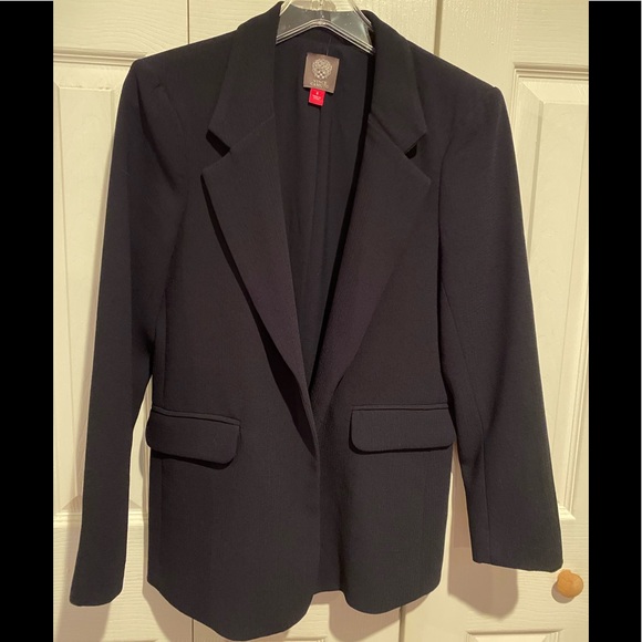 Vince Camuto Navy blue buttonless jacket - Picture 1 of 2